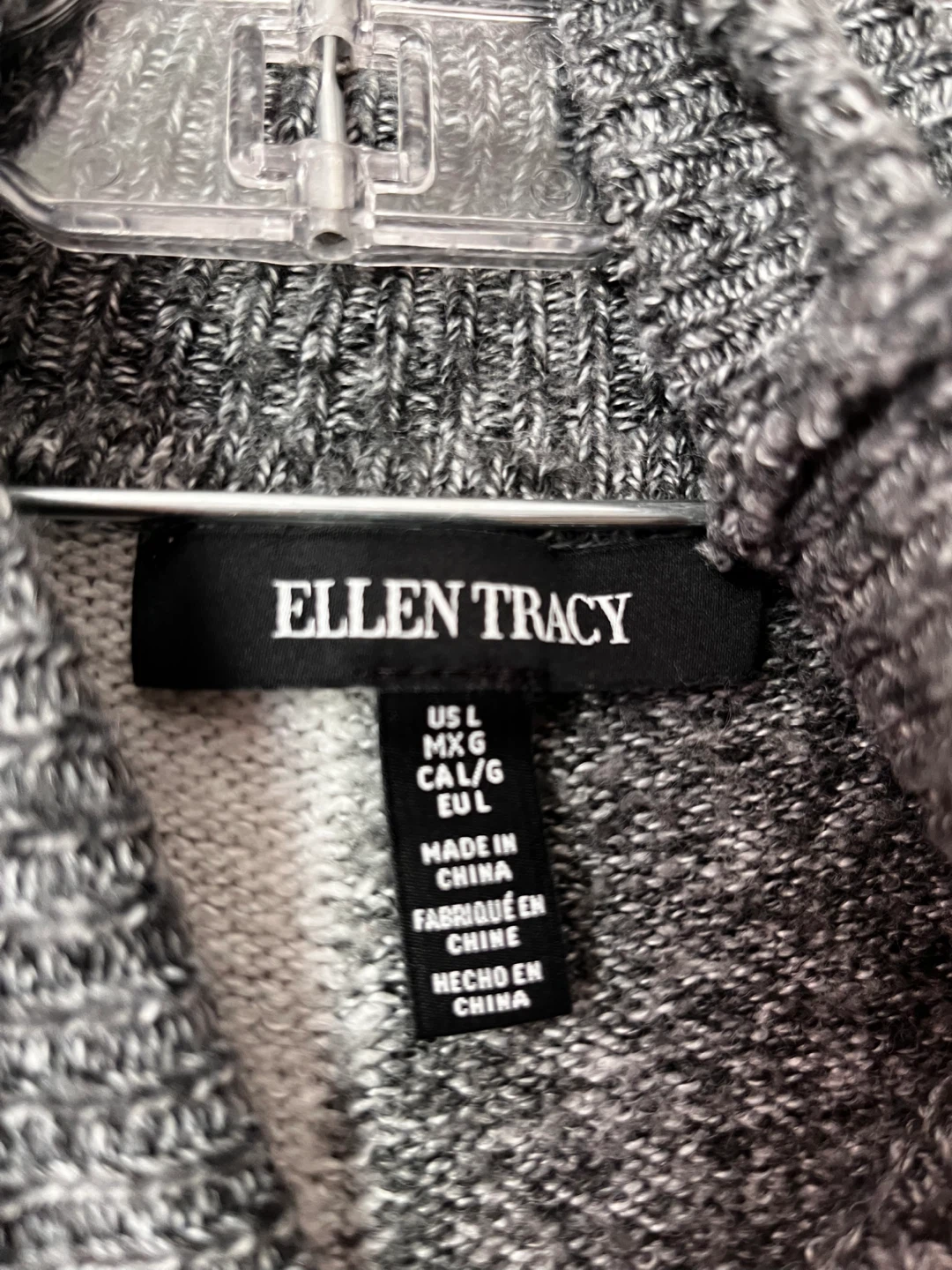 Ellen Tracy Colour Block Turtleneck Sweater Size L - photo 3