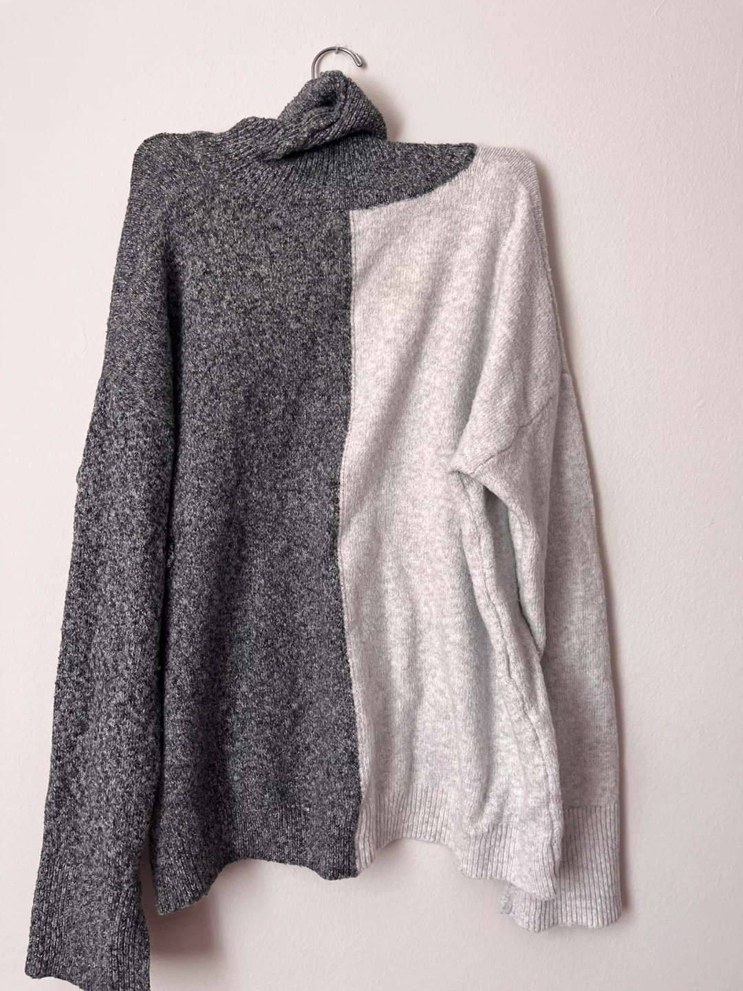 Ellen Tracy Colour Block Turtleneck Sweater Size L - photo 2