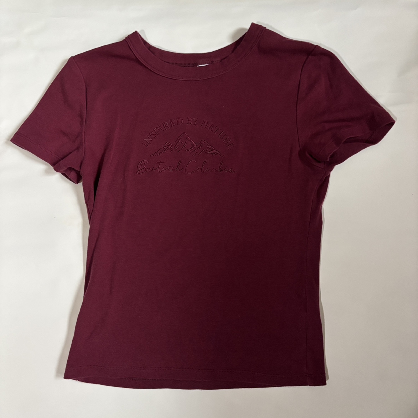 TWIK embroidered British Columbia baby tee