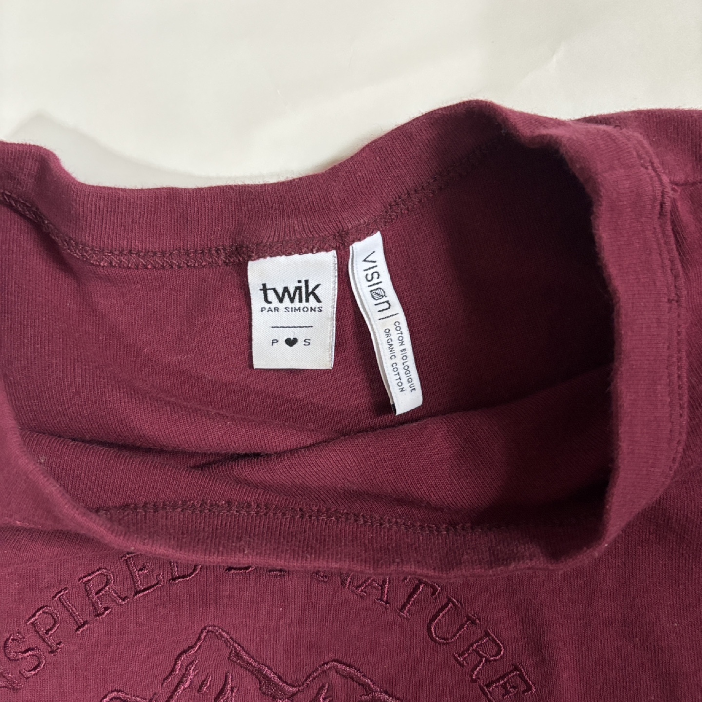 TWIK embroidered British Columbia baby tee - photo 3