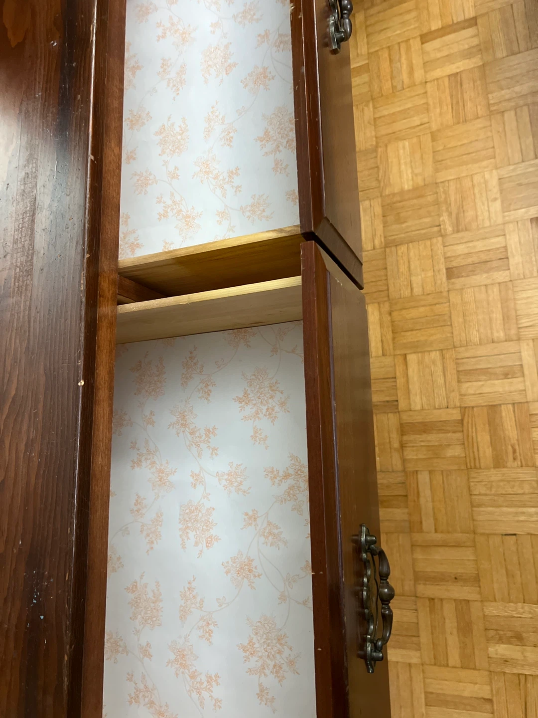 Dark Wood Dresser with Mirror - photo 3