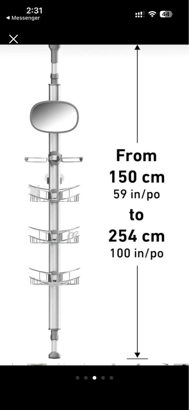 Artika Extendable shower caddy - photo 3