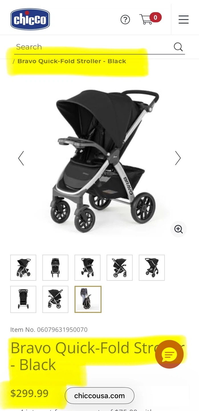 Chicco Bravo Stroller - photo 2