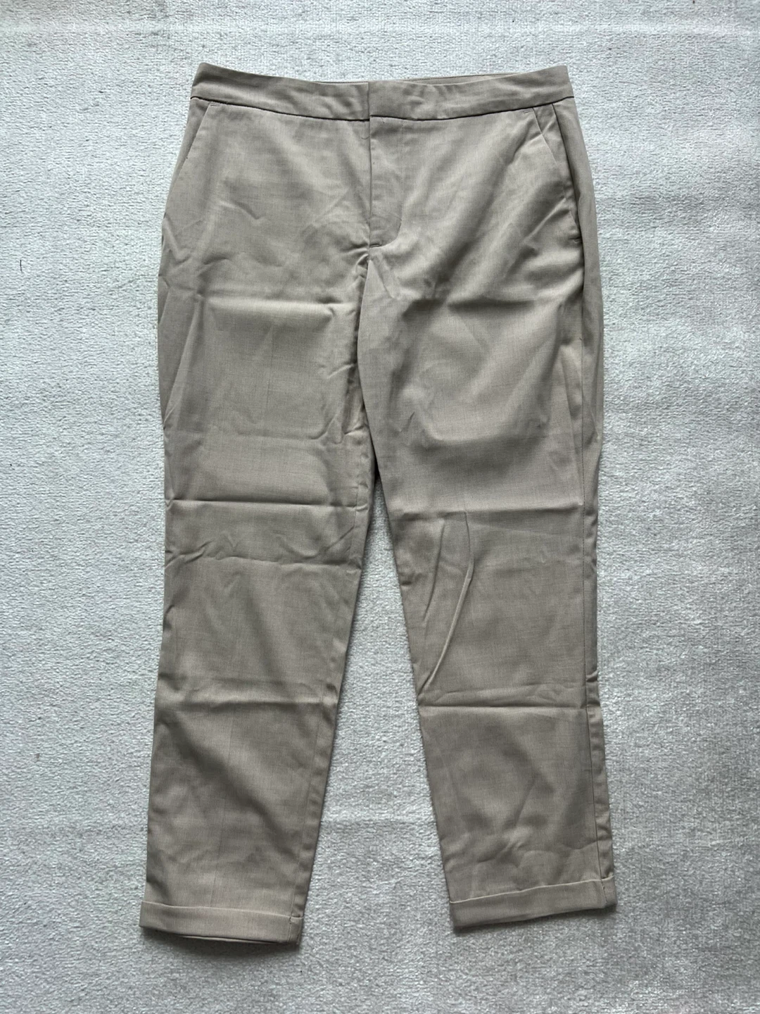 ZARA BASIC Women's Beige Trousers Size EUR 36