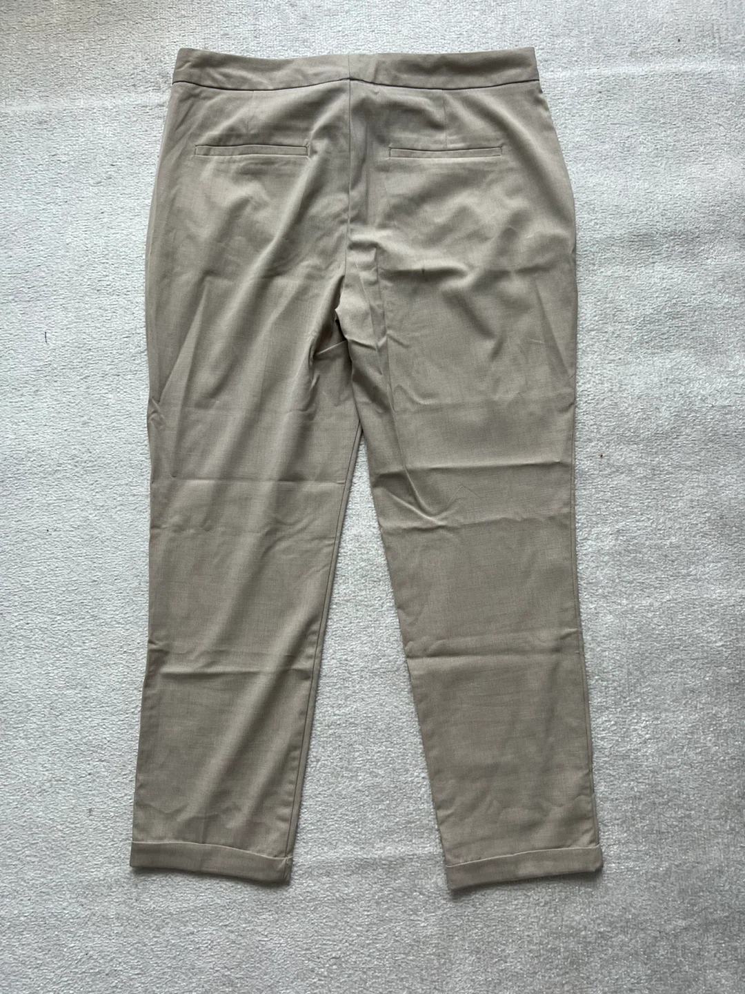 ZARA BASIC Women's Beige Trousers Size EUR 36 - photo 4