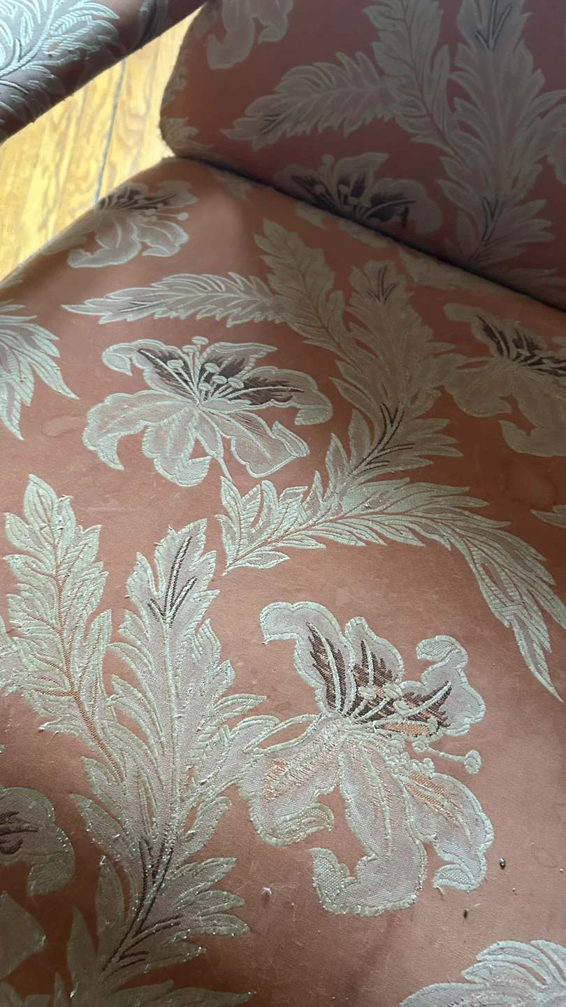 Orange vintage armchair - photo 3