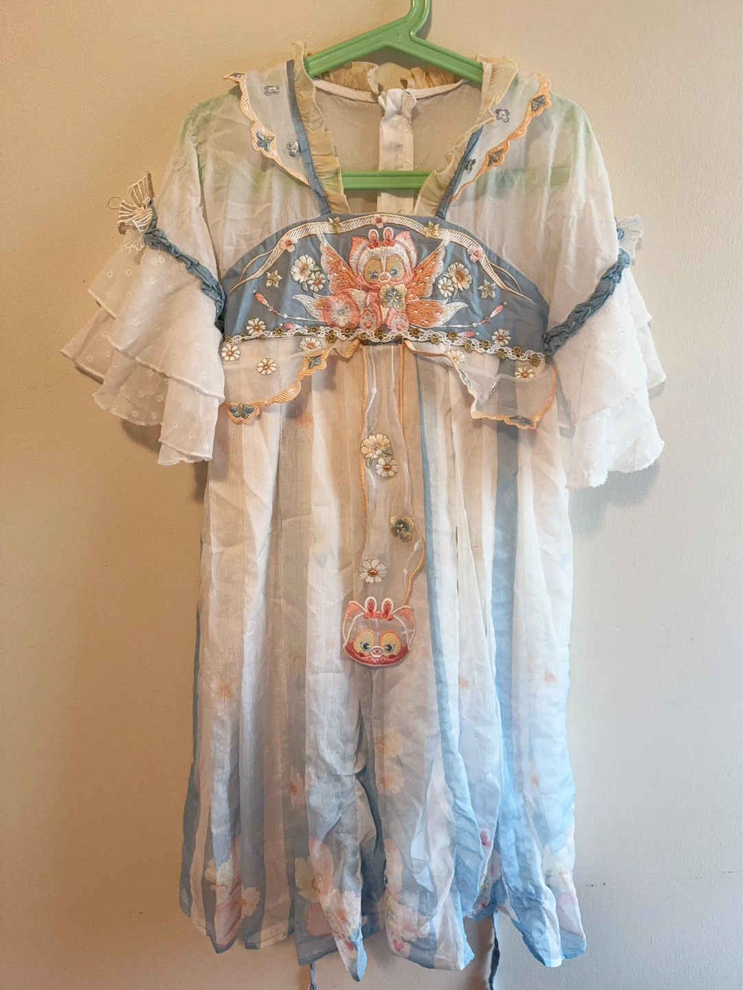 Children's Embroidered Fairy Dress set 3- toddler 6-7T - photo 3