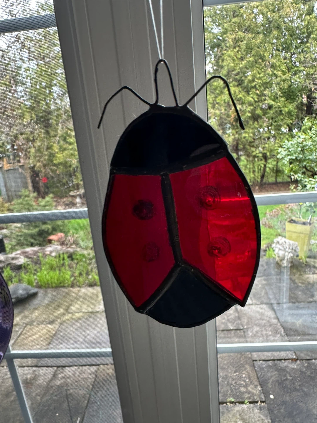 Stained Glass Ladybug Suncatcher - photo 4