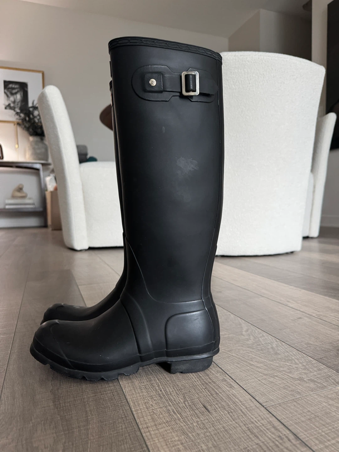 Hunter Original Tall Matte Black Rain Boots - photo 4