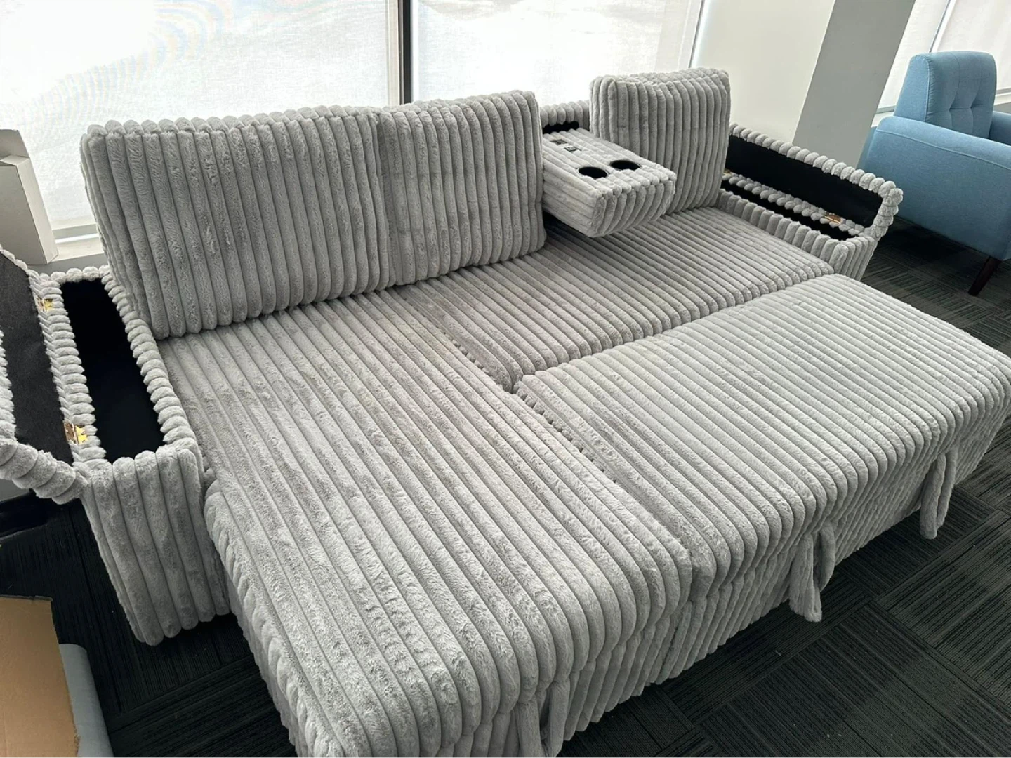 Brand new sofa bed available in grey $700 - photo 3