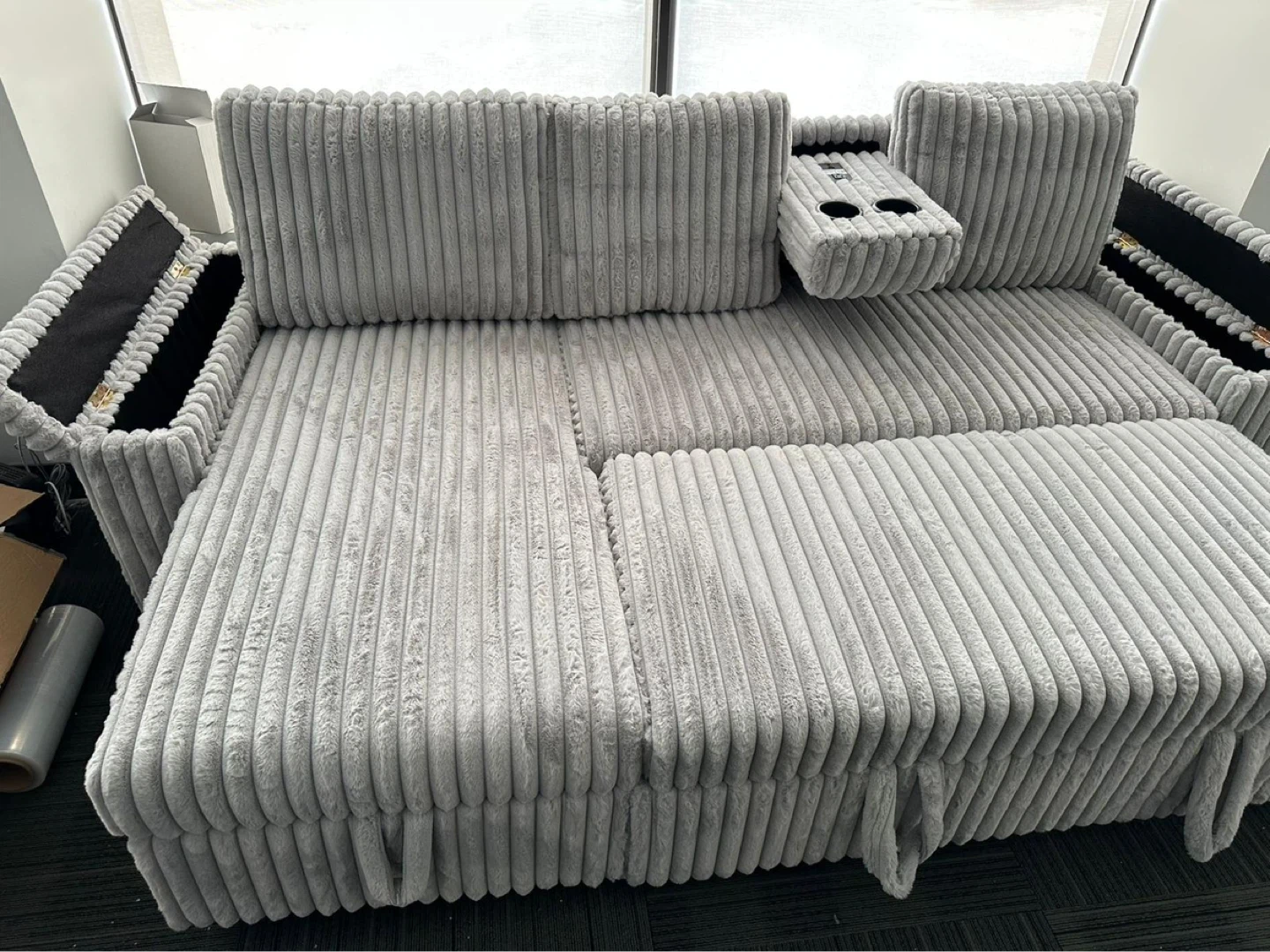 Brand new sofa bed available in grey $700