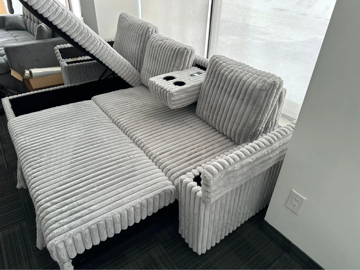 Brand new sofa bed available in grey $700 - photo 5