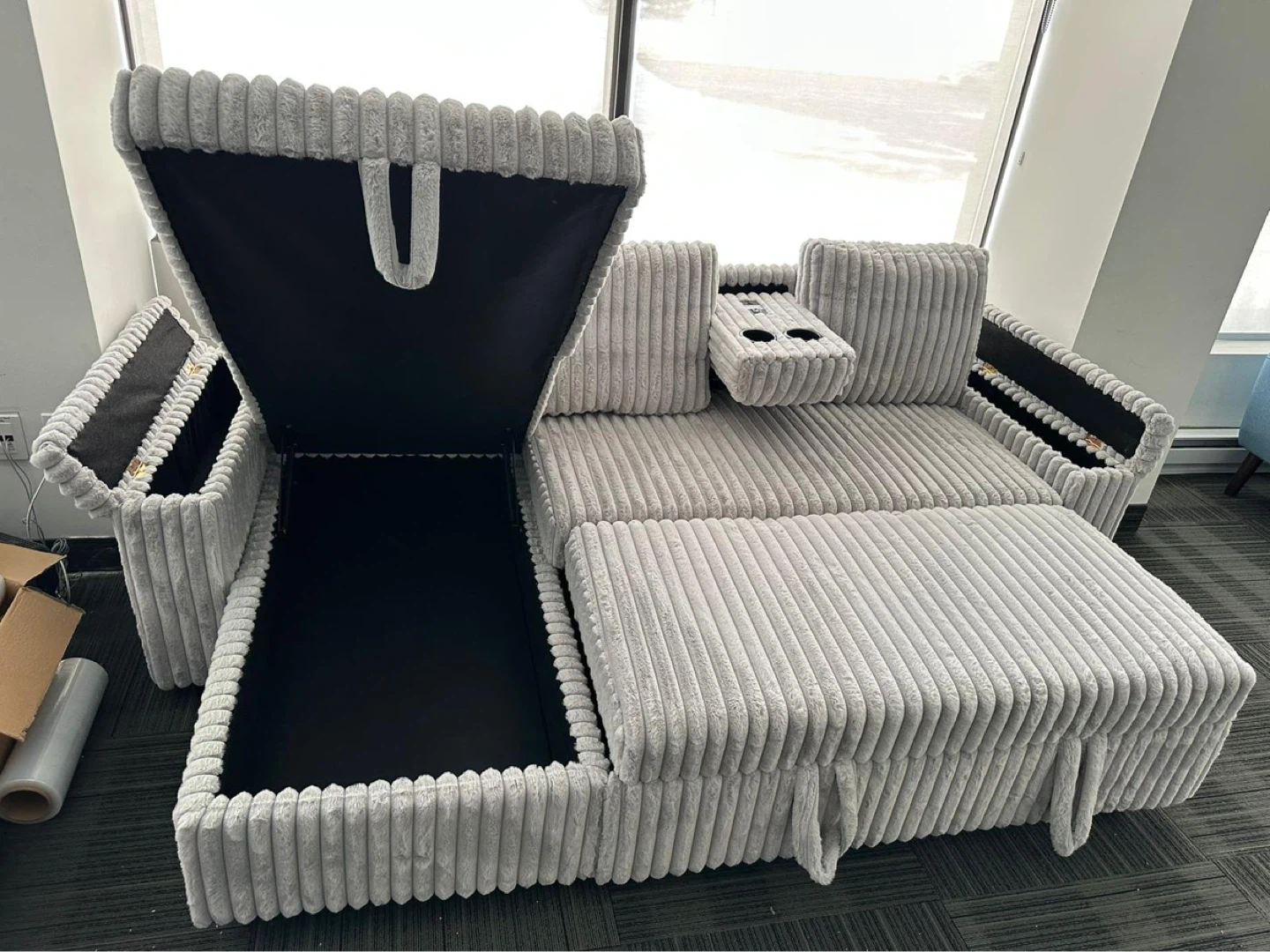 Brand new sofa bed available in grey $700 - photo 4