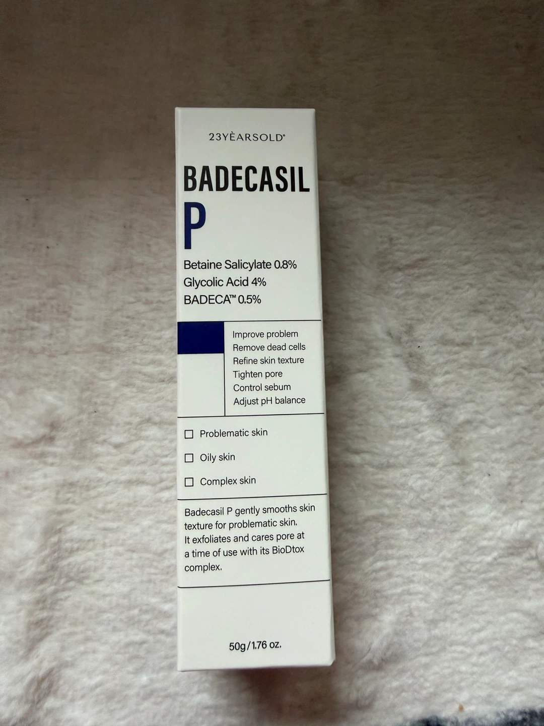 [Brand New] 23YearsOld Badecasil P Cream - Sealed