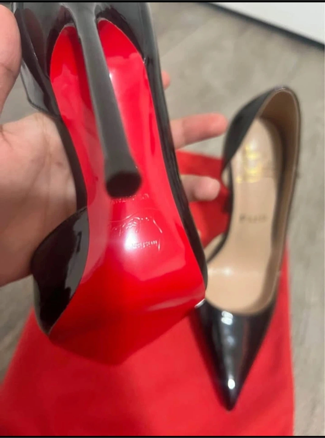 Red bottoms used size 6