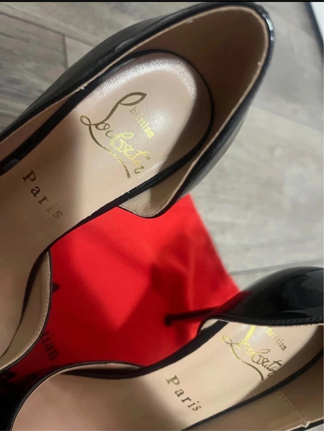 Red bottoms used size 6 - photo 2