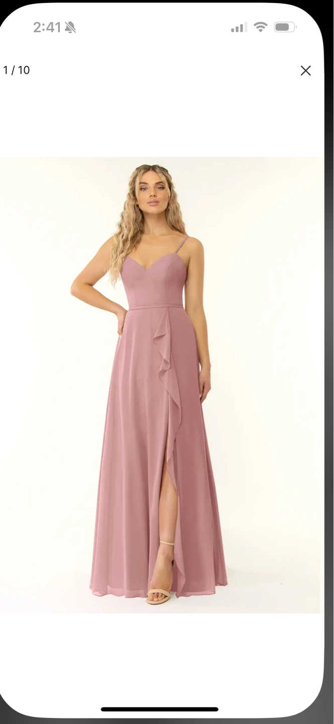 Azazie Naeen Dusty Pink