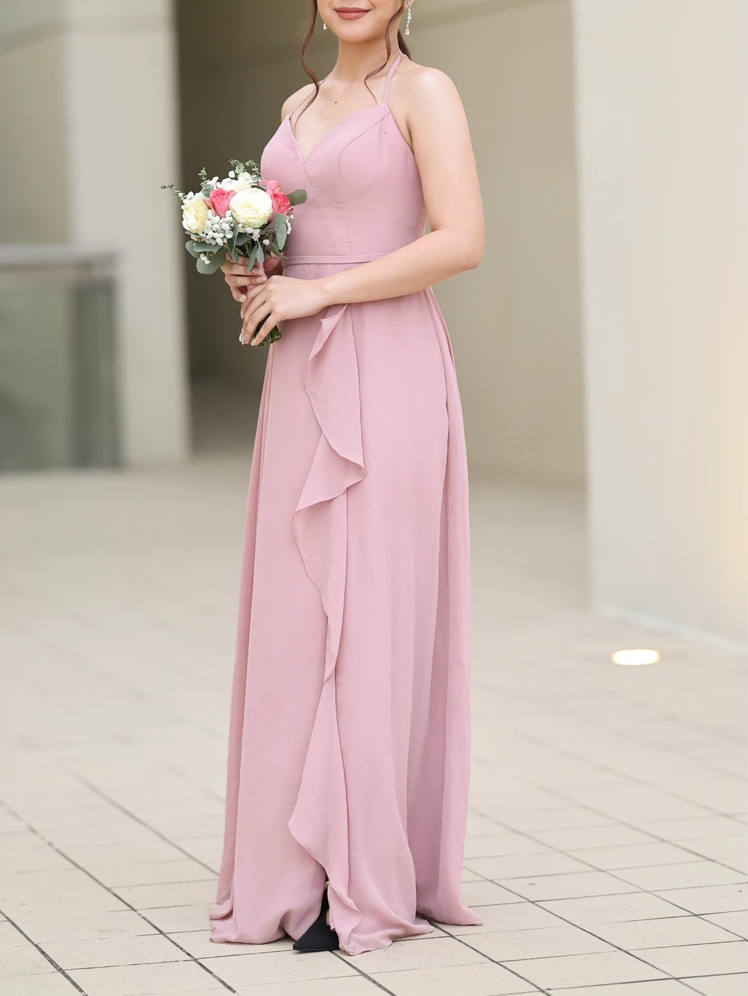 Azazie Naeen Dusty Pink - photo 3