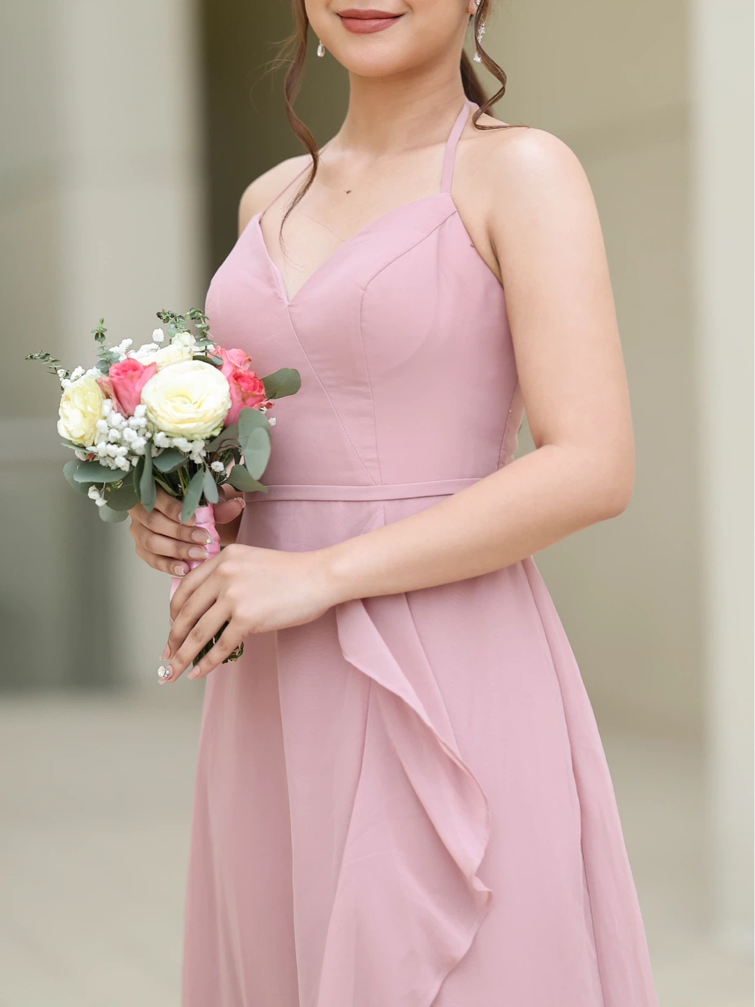 Azazie Naeen Dusty Pink - photo 4