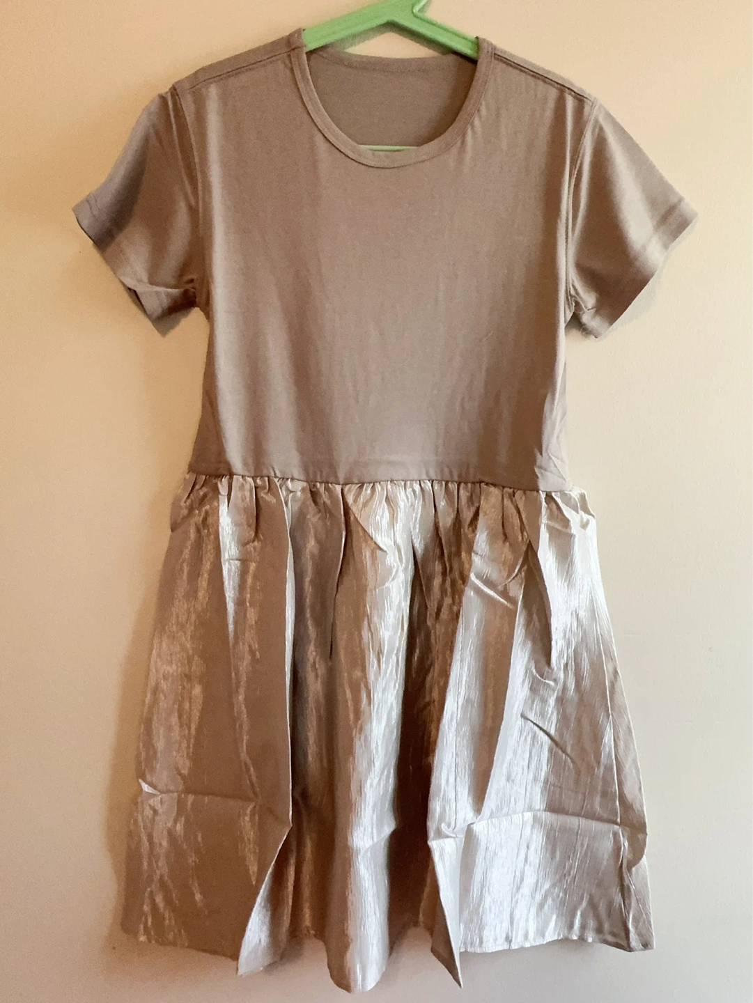 T-shirt Dress with Lace Overlay Toddler 6/7T - photo 3
