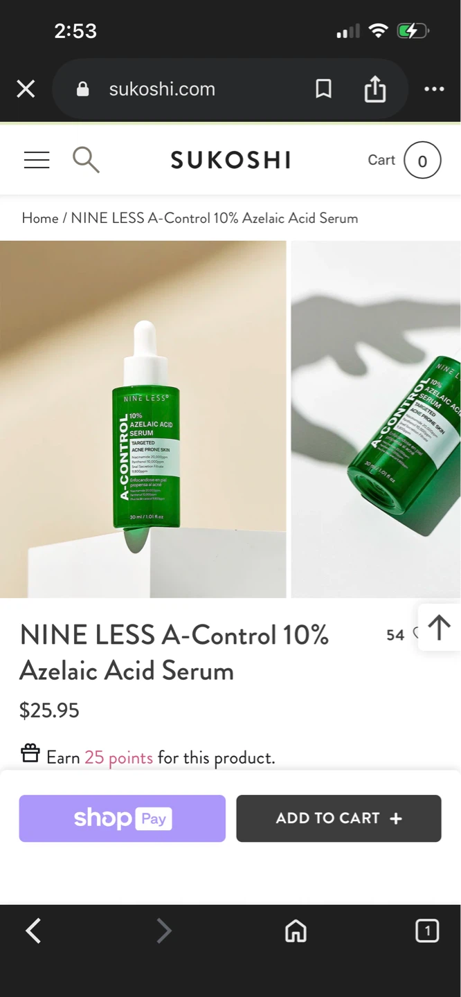 NINE LESS A-Control 10% Azelaic Acid Serum - photo 2