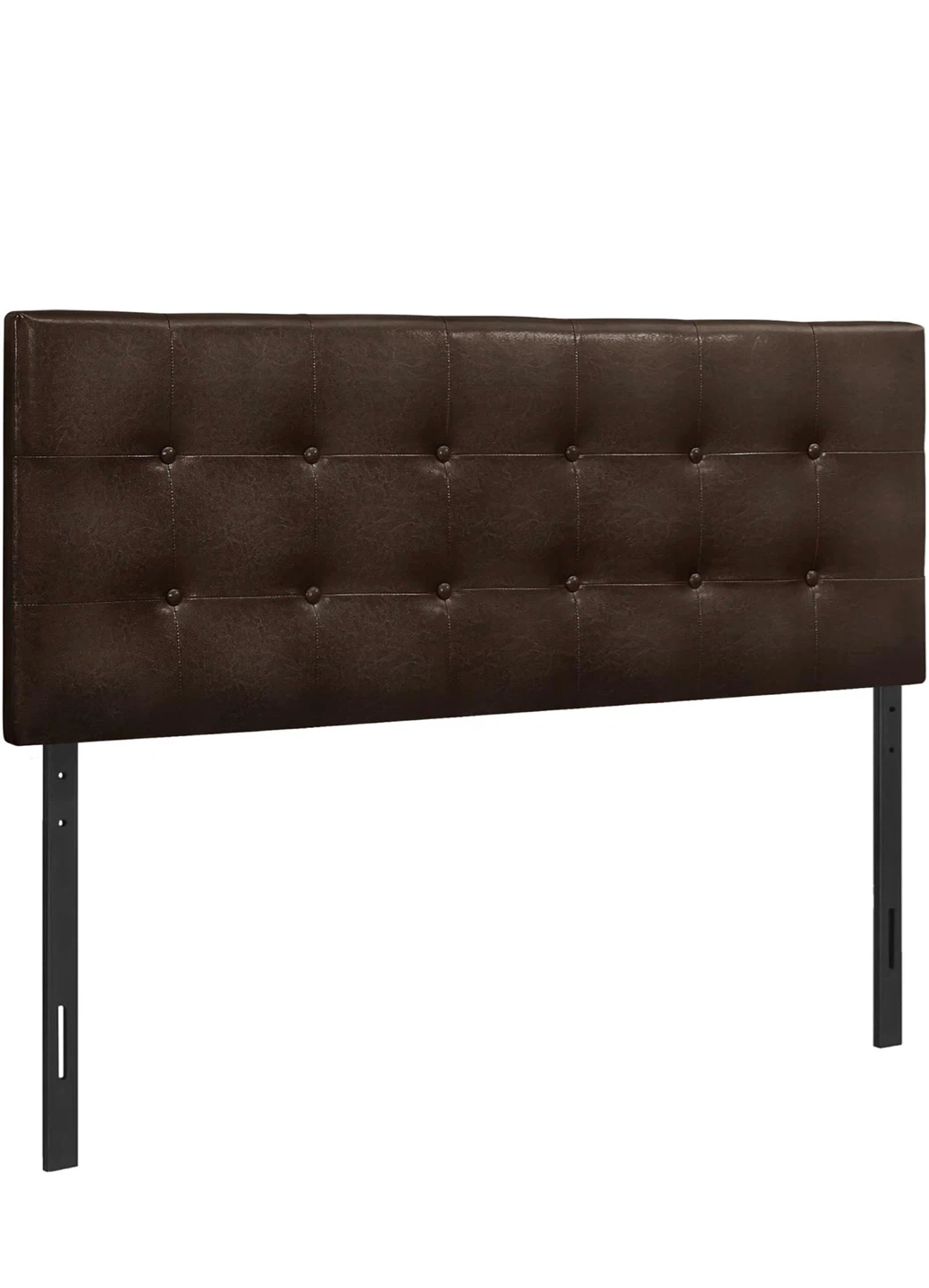 Modern Brown Tufted, Upholstered Full Size Headboard - photo 2