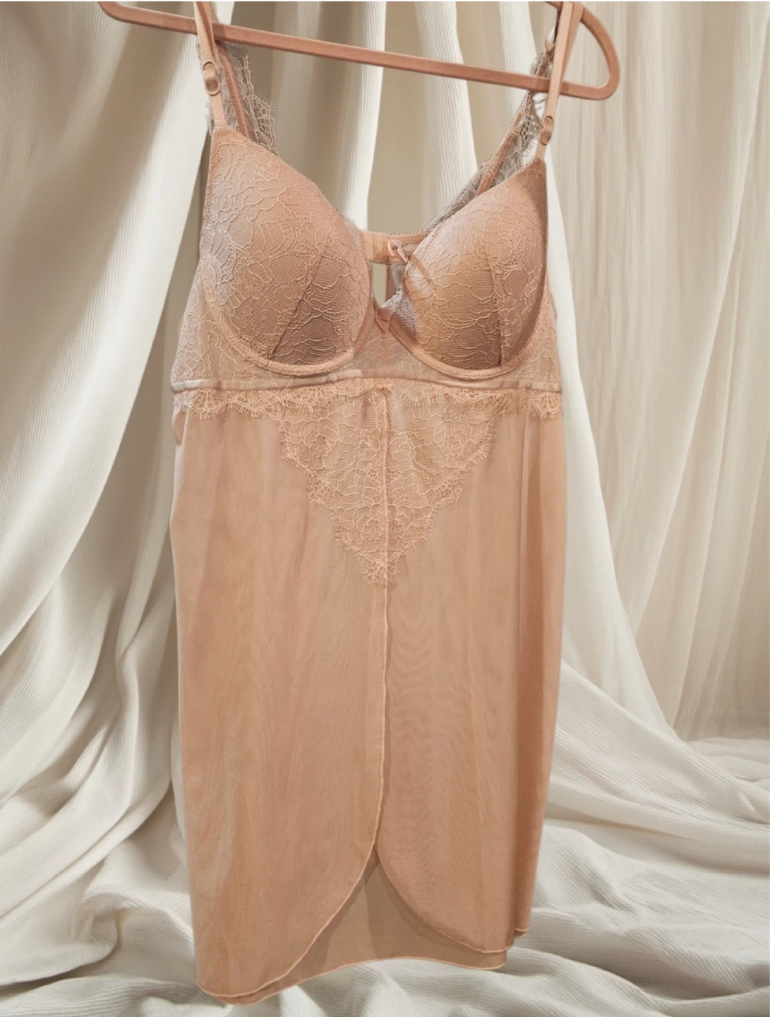 La Vie En Rose Women's Plus-Size Pink Babydoll