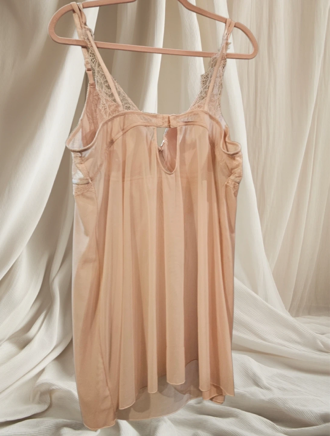 La Vie En Rose Women's Plus-Size Pink Babydoll - photo 2