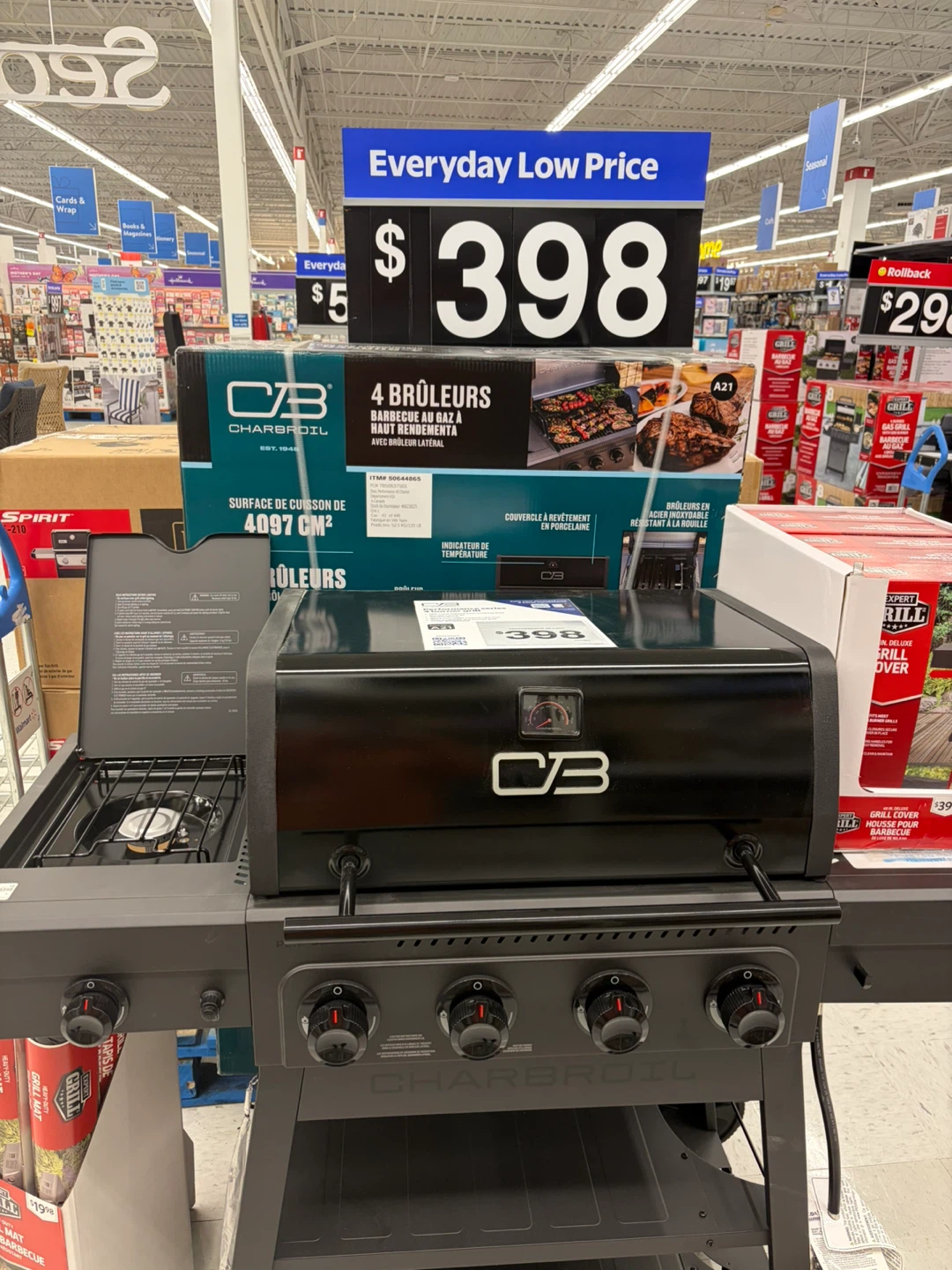 Charbroil 4-Burner Gas BBQ - NEW in Box!