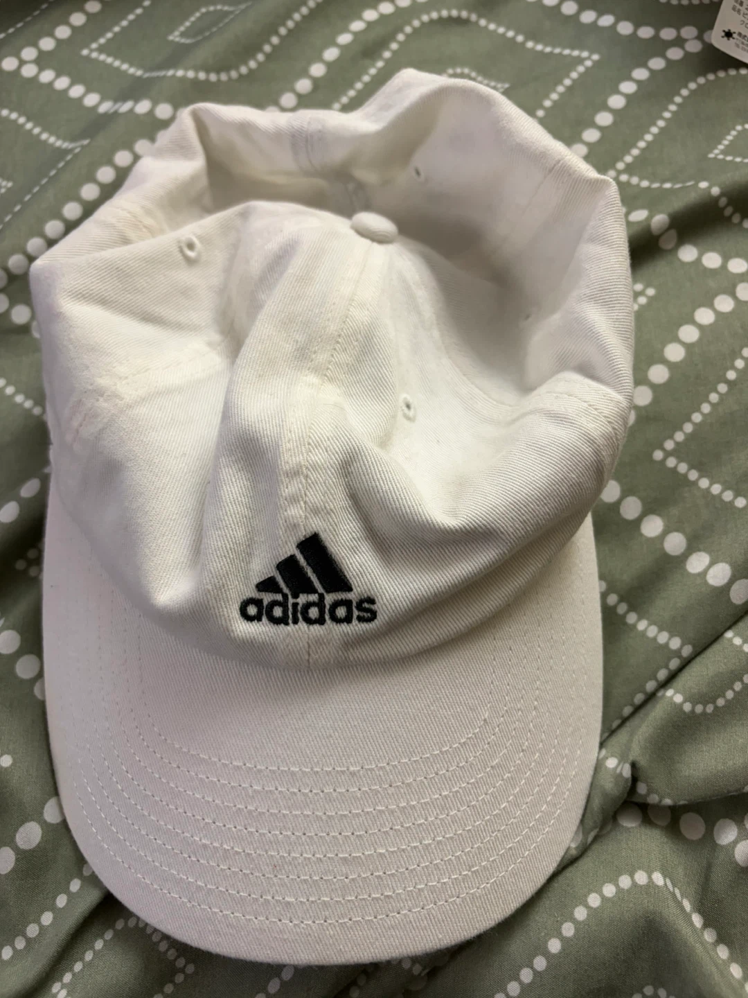White Adidas Baseball Cap