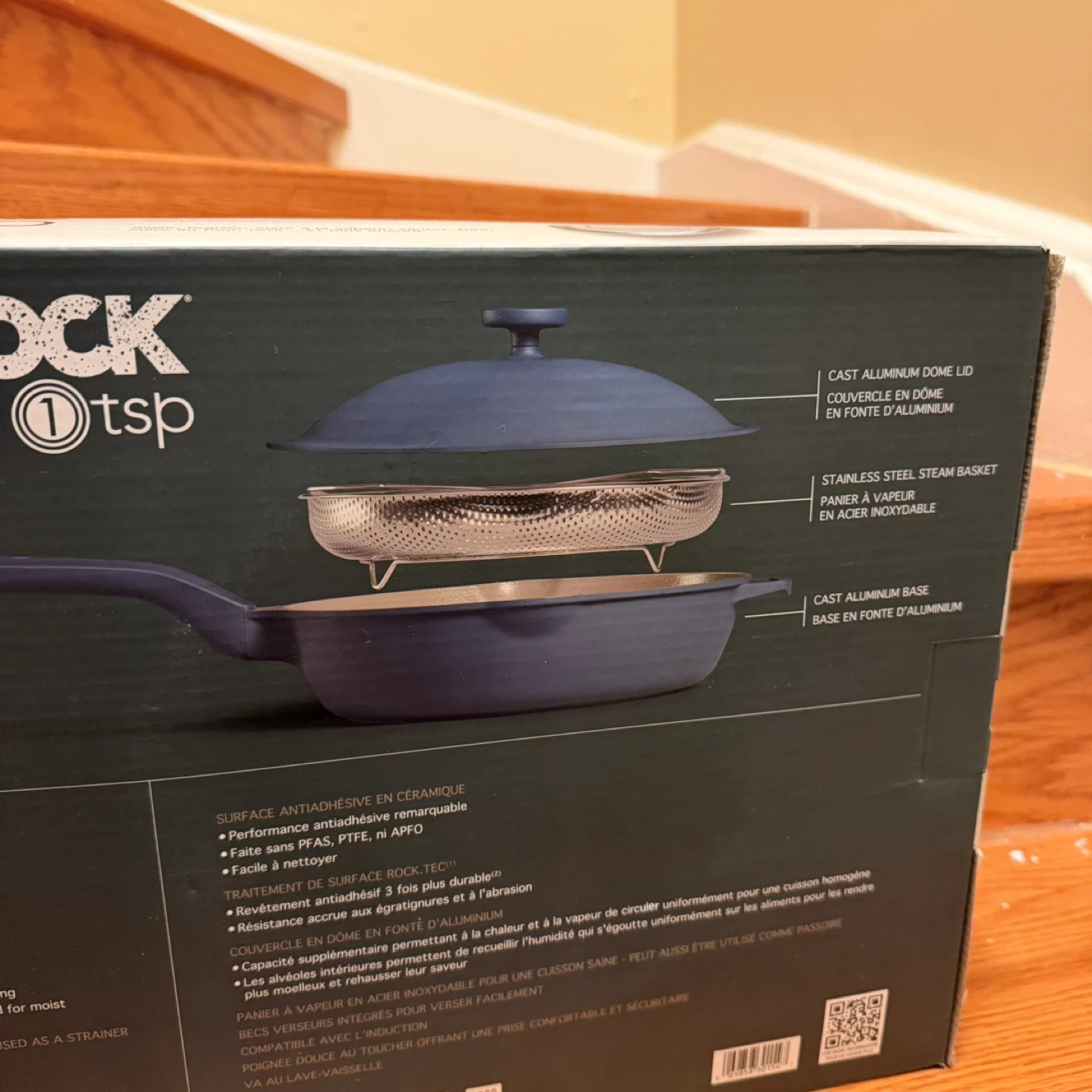 Heritage The Rock 11" Deep Fry Pan with Steam Basket - photo 3