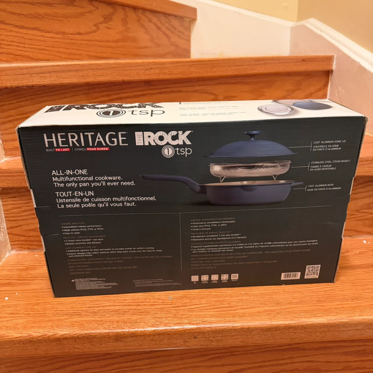 Heritage The Rock 11" Deep Fry Pan with Steam Basket - photo 4