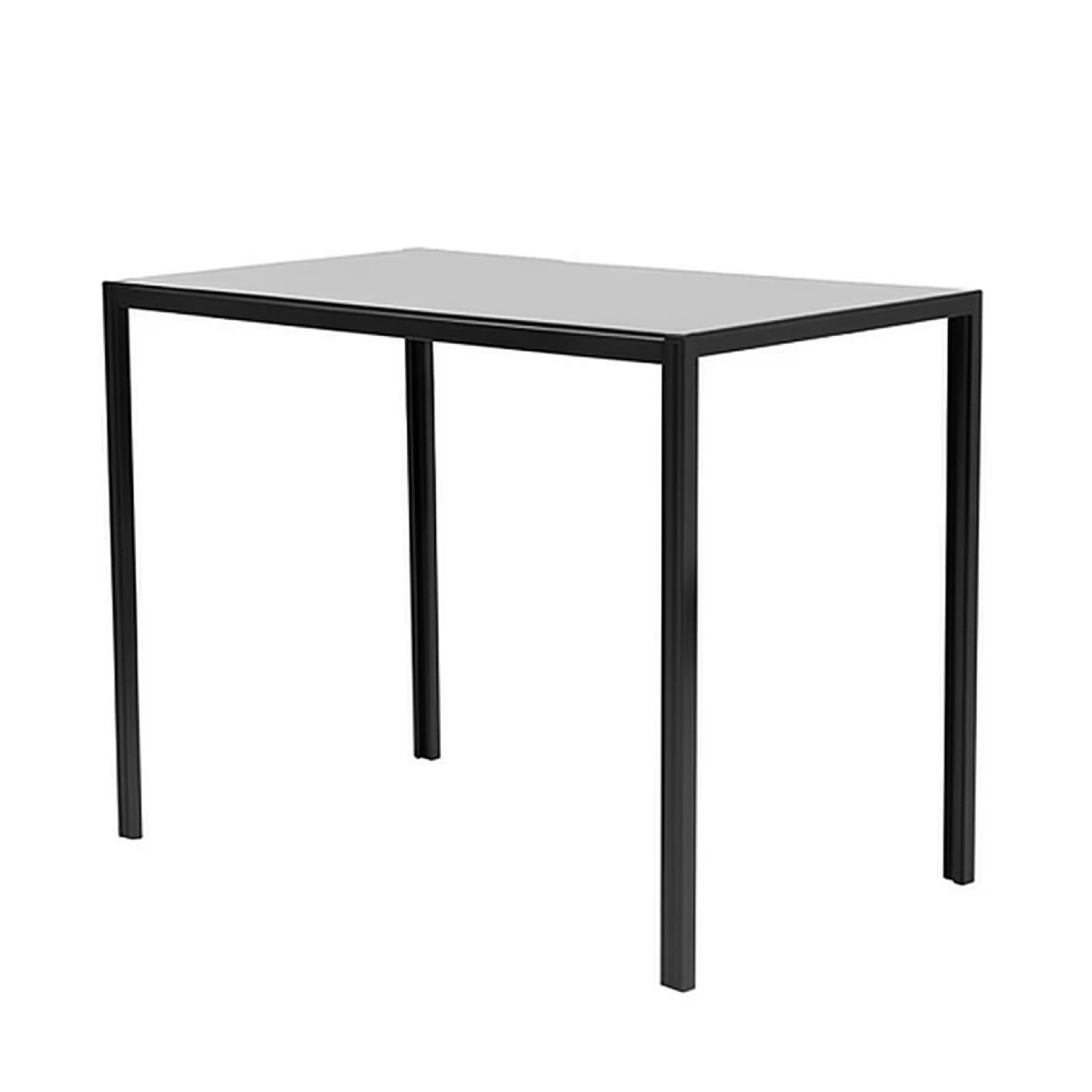 New Black Rectangular Dining Table with Glass Top - photo 2