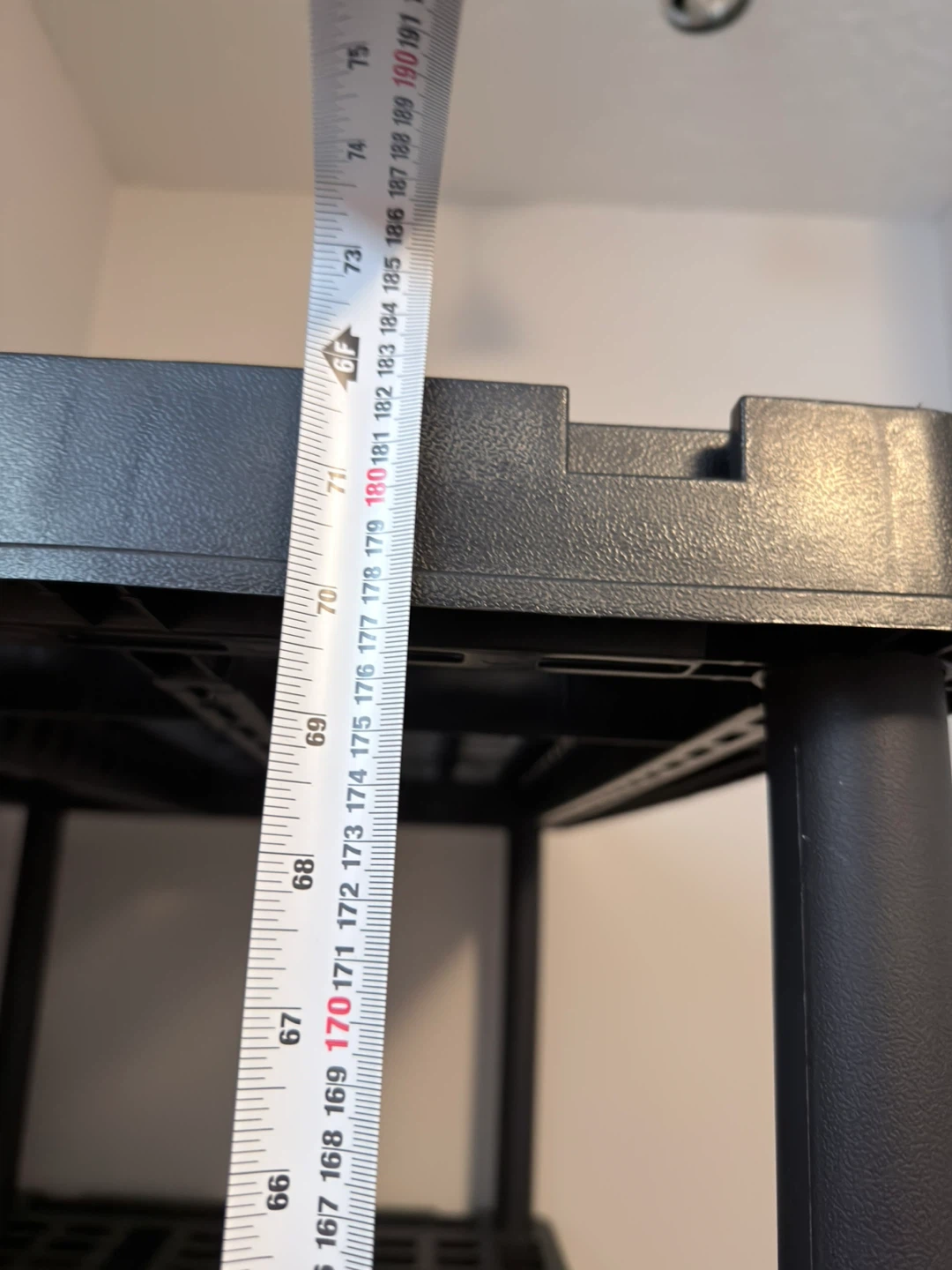 Black 5-Tier Plastic Shelving Unit - photo 4