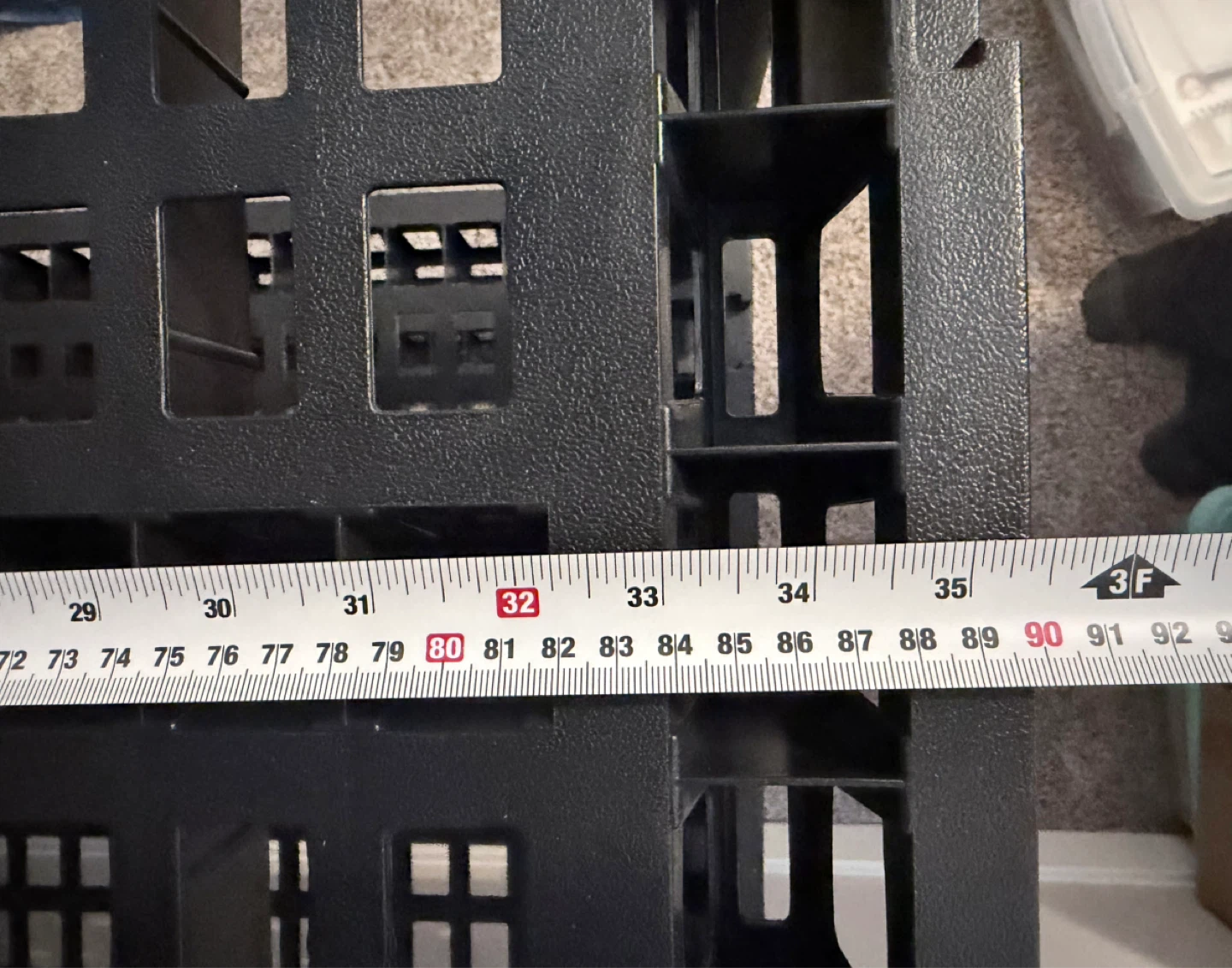Black 5-Tier Plastic Shelving Unit - photo 3
