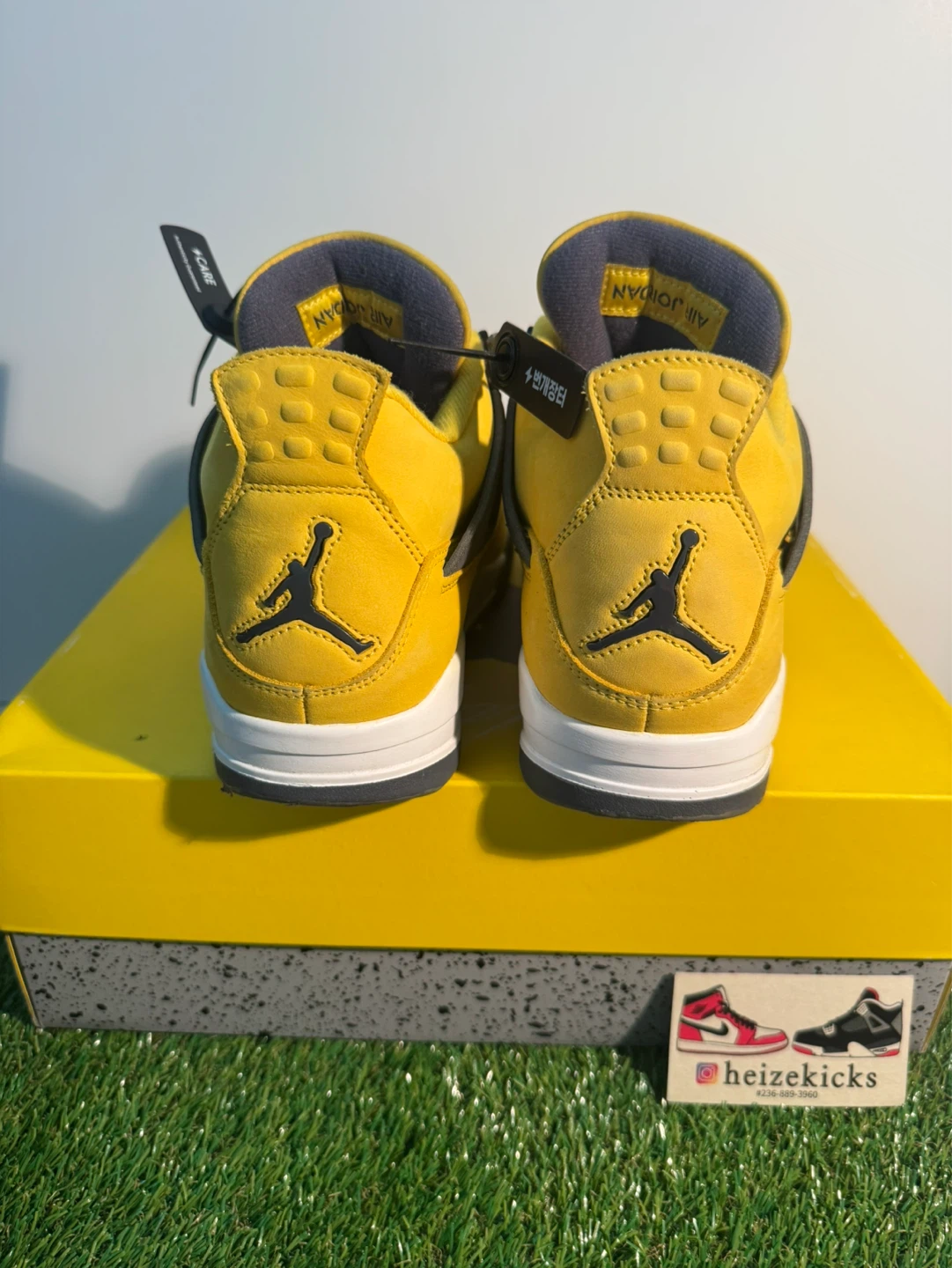 Jordan 4 Lightning size 9.5 - photo 4