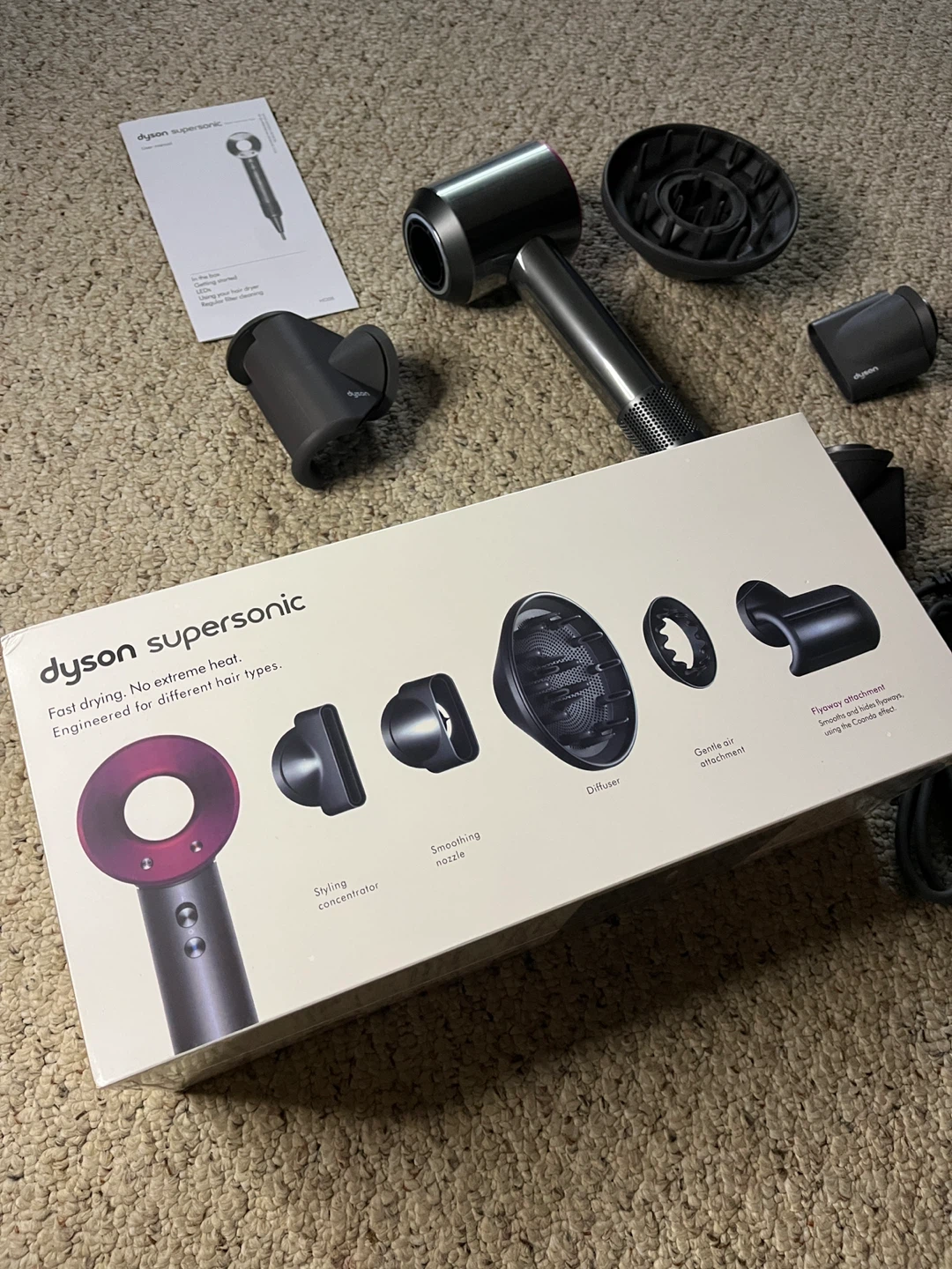 Dyson Supersonic Hair Dryer with Attachments - photo 2