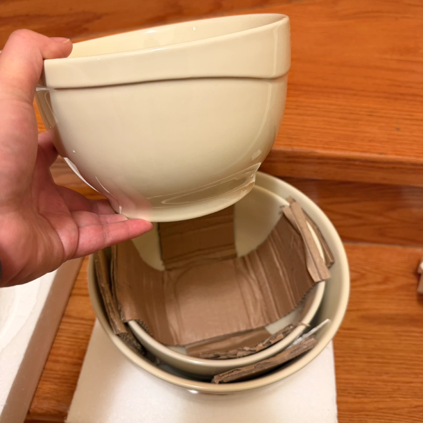Calphalon 3-Piece Ceramic Mixing Bowl Set - photo 4