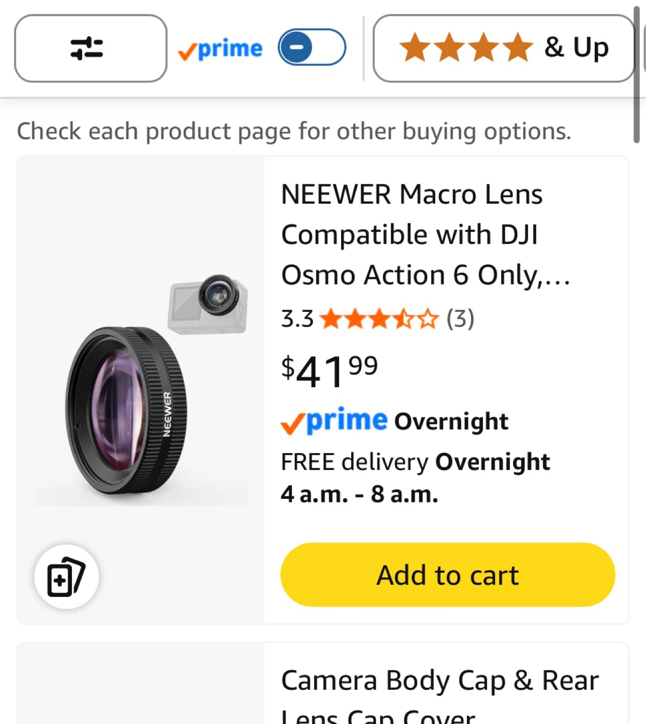 NEWEER Macro Lens for DJI Osmo Action 6