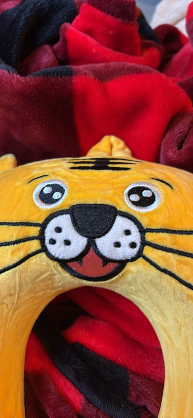 Yellow Tiger Neck Pillow - photo 2