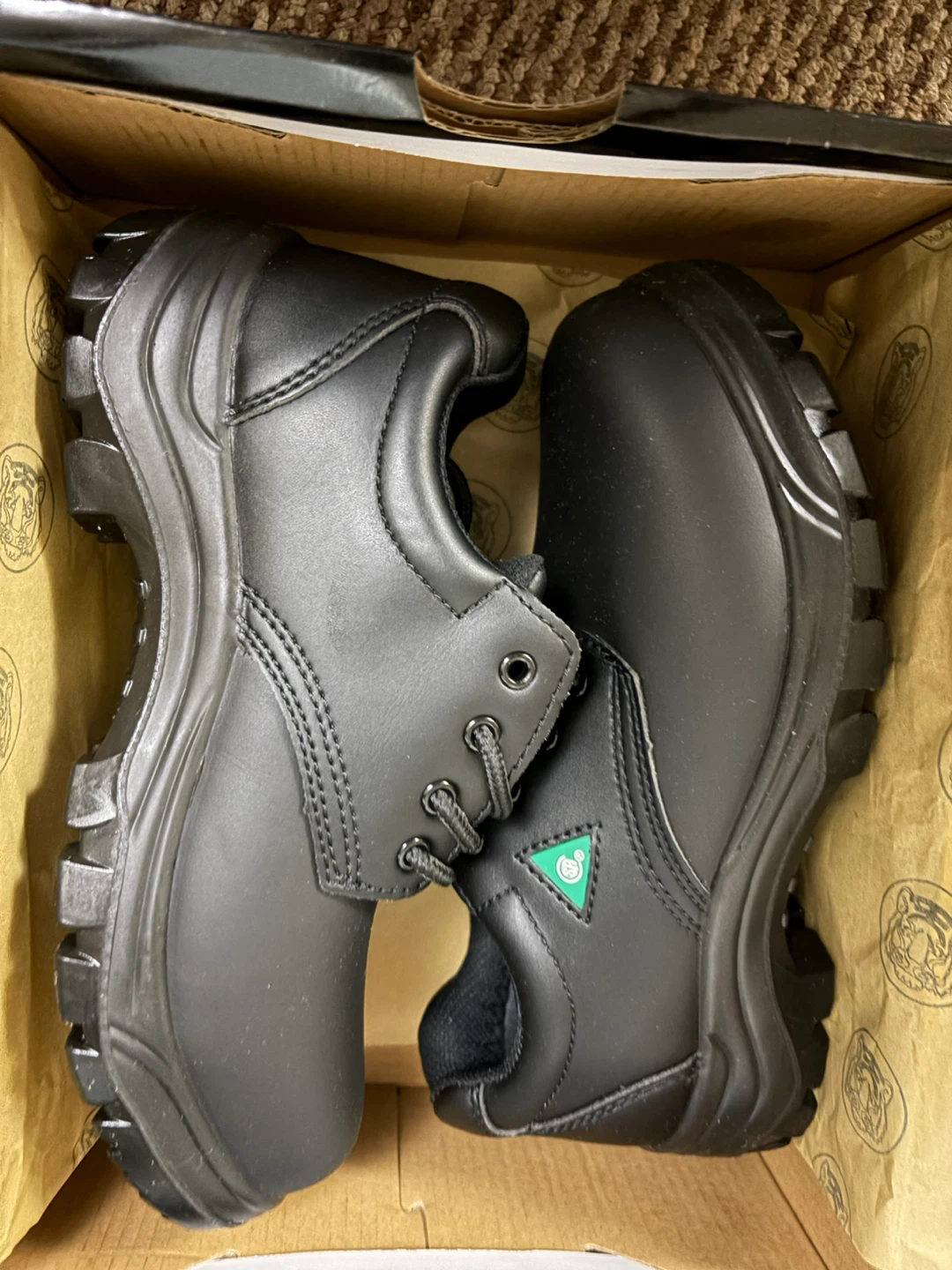 Tiger Work Steel Toe Shoes - Black - photo 4
