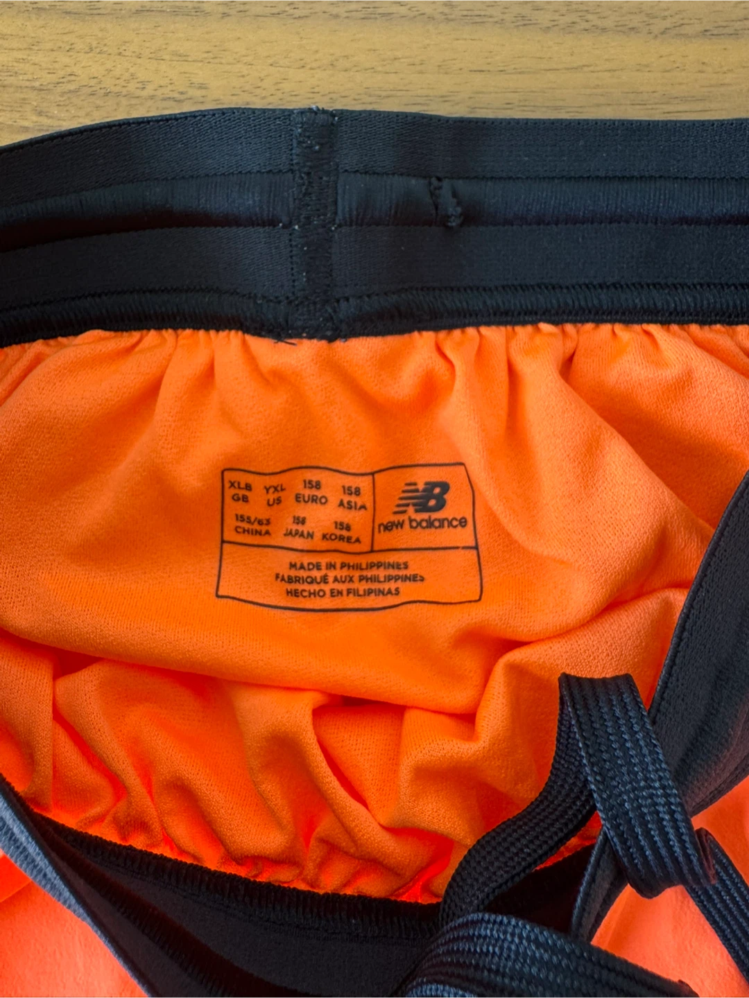 New Balance Liverpool FC 125th Anniversary Shorts Orange Boys XL - photo 2