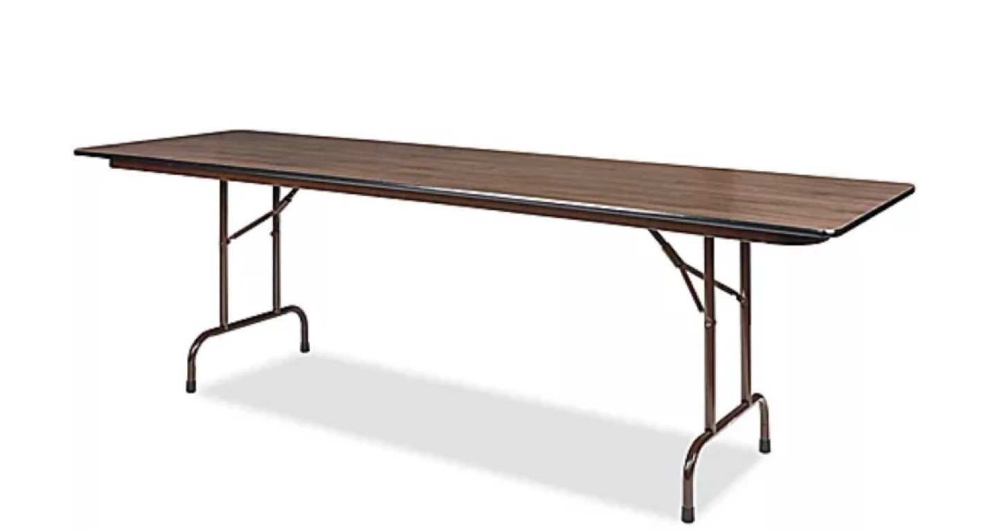8 Ft Laminate Folding Banquet Table - photo 3