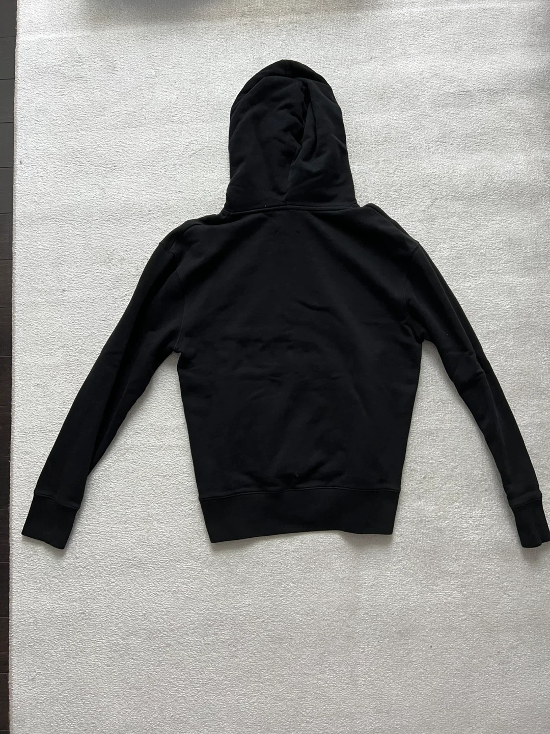 Café Kitsuné Black Cotton Hoodie - Size M - photo 5