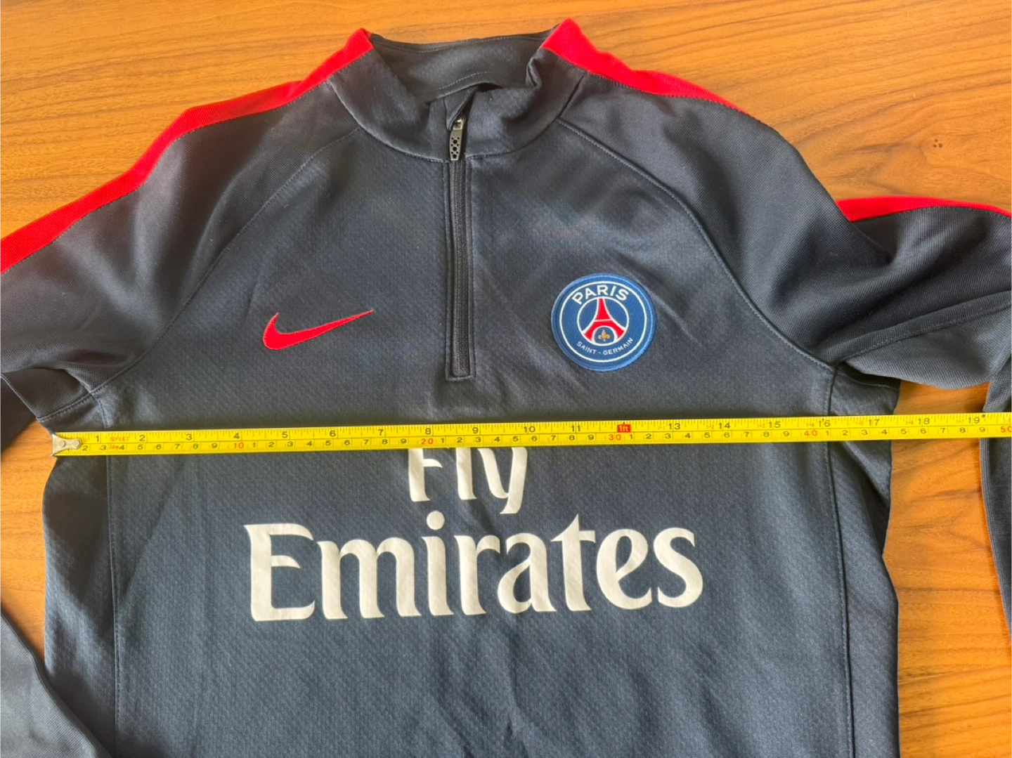 Nike Paris Saint-Germain Dri-FIT 1/4 Zip Pullover - Boys size L - photo 4