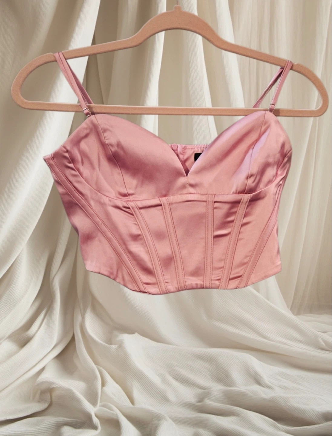 Dynamite Women's XS Pink Corset Top