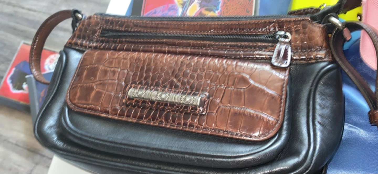 Women's Brown and black Brighton purse