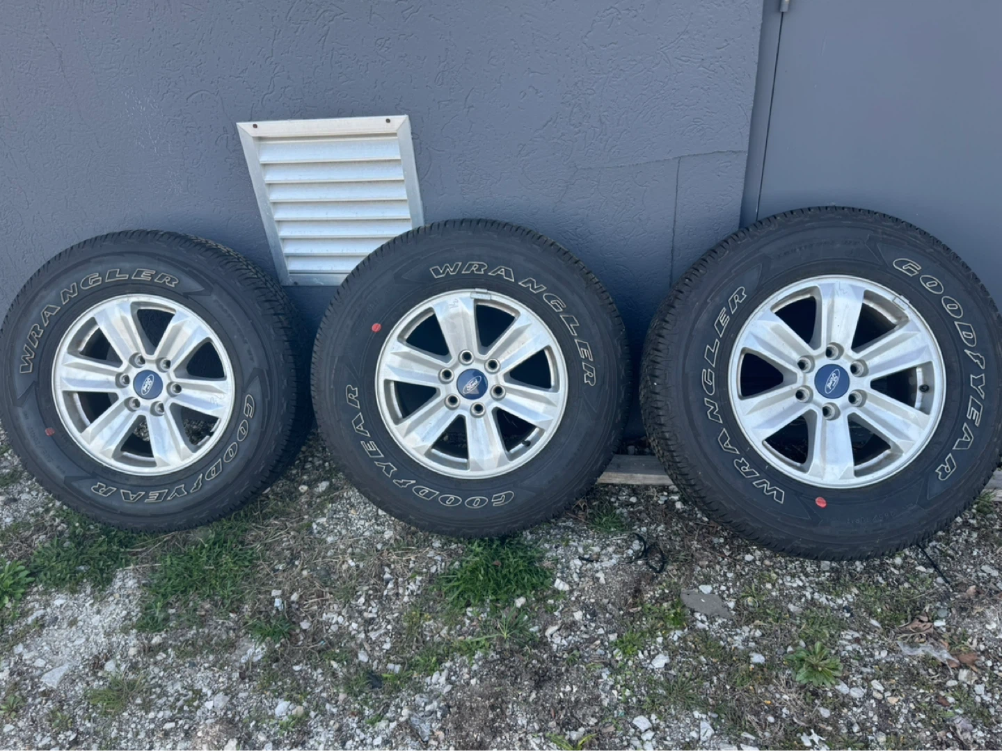 Goodyear Wrangler Tires (3) 265/70R17
