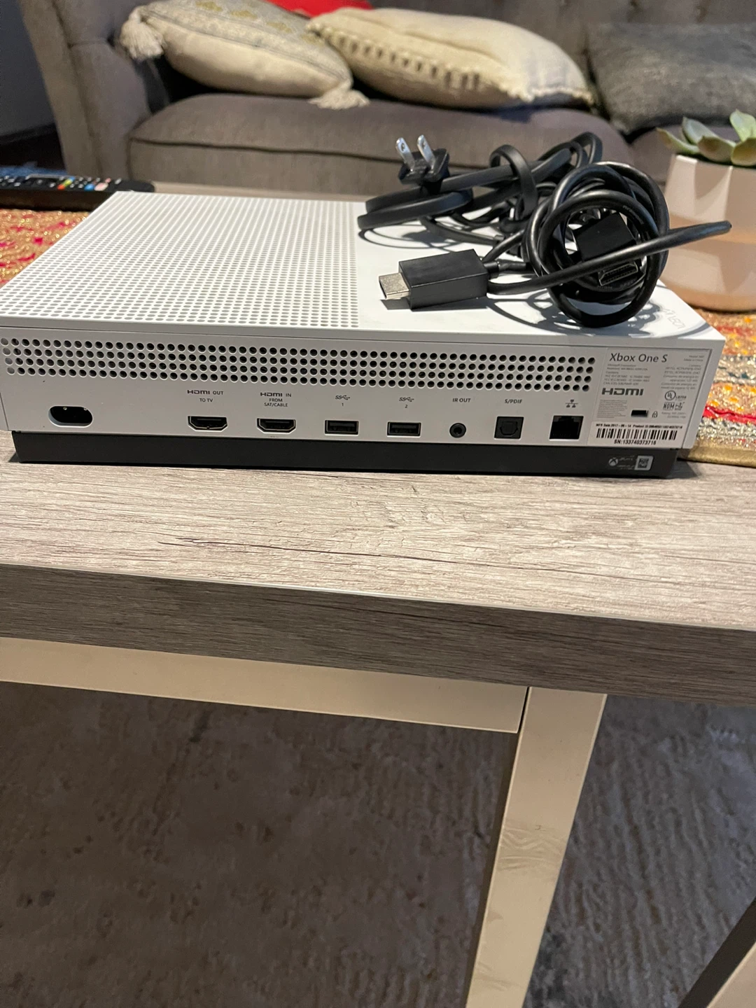 Xbox One S Console with Cables - photo 3