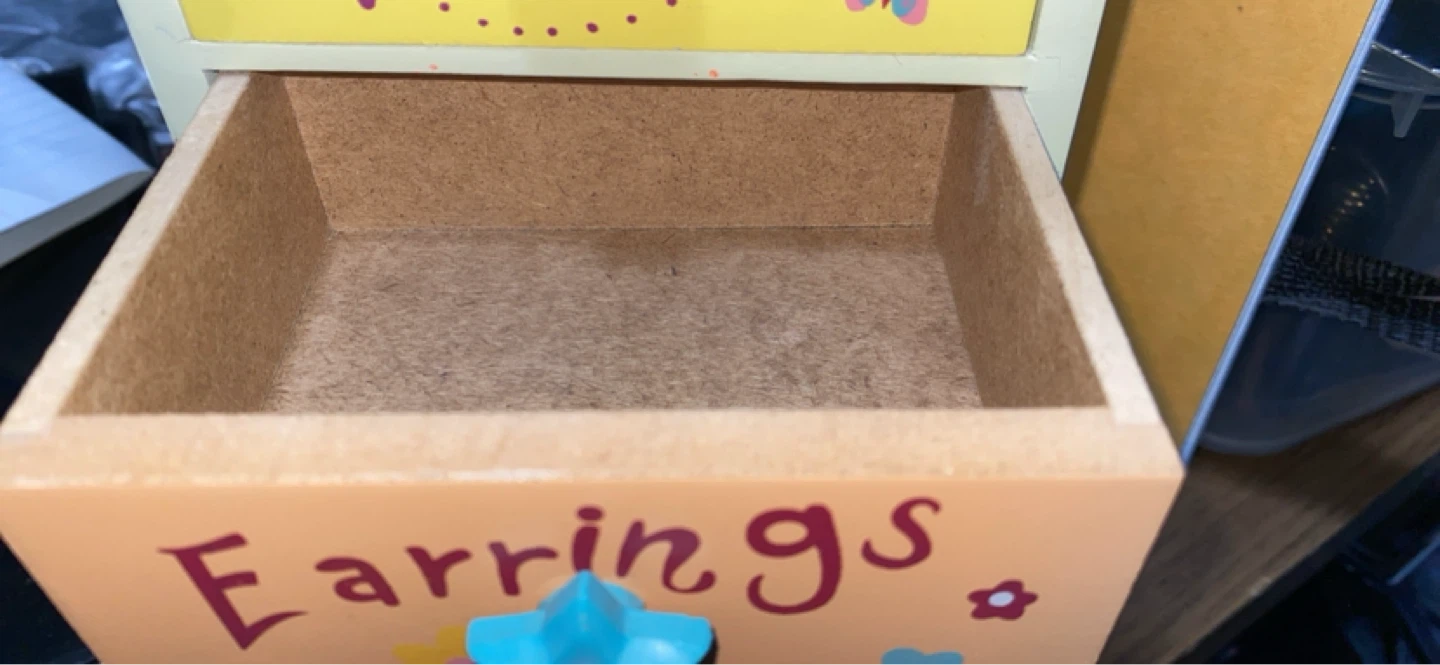 Kids Wooden Jewellery Organizer with 5 Drawers - photo 5
